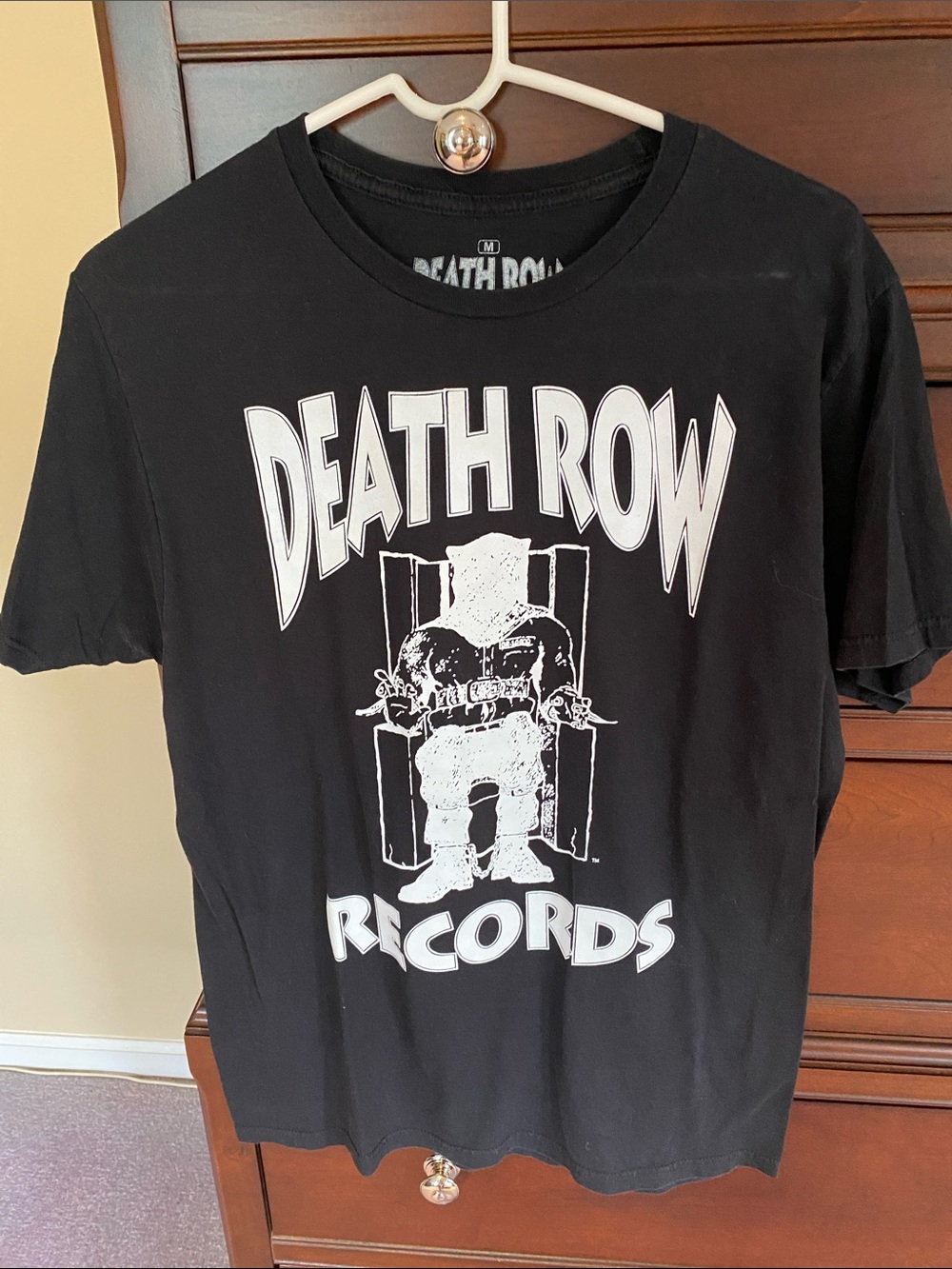 Death Row Records Black Graphic Tee - Death Row Logo